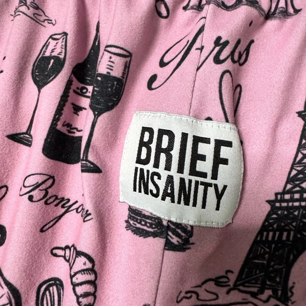 BRIEF INSANITY PINK PARIS LOUNGE PANTS
